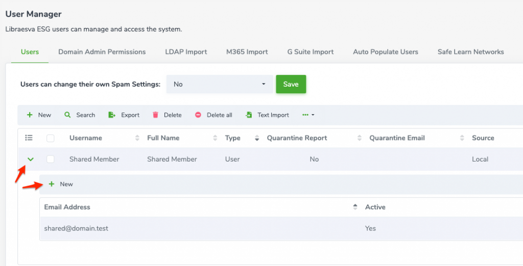 Manage quarantine of a shared mailbox in Microsoft 365 – Libraesva Docs