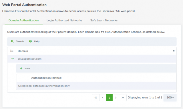 Web Portal Authentication Methods Libraesva Docs